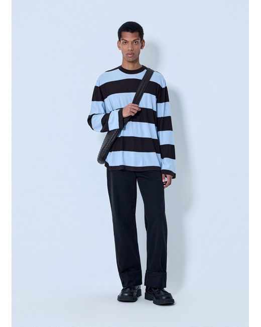 Bottega Veneta Blue Wide-Leg Denim Jeans for men