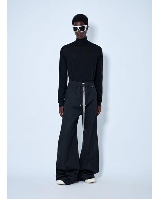 Rick Owens Blue Wide Bela Pants for men