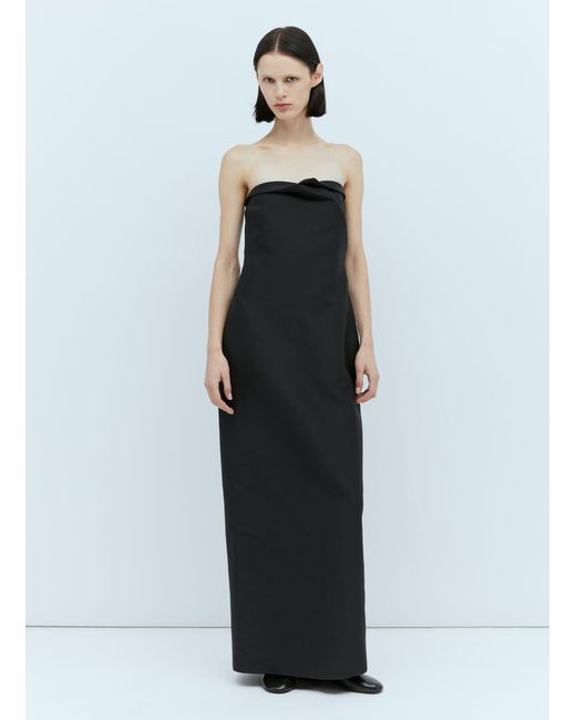 The Row White Bardon Dress