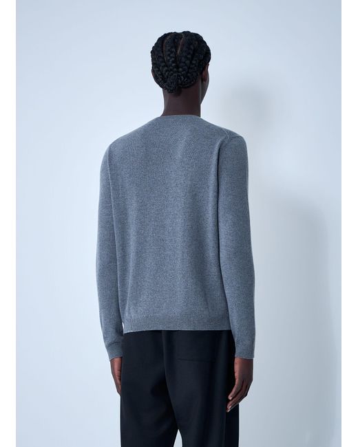 Gucci Blue Cashmere Sweater for men
