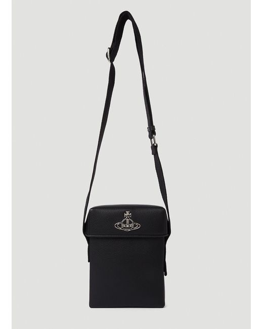Vivienne Westwood Logo Plaque Crossbody Bag in White for Men Lyst