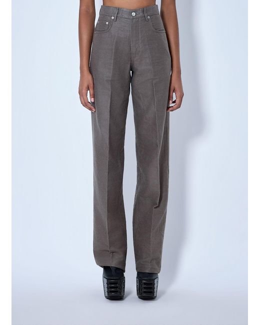 Rick Owens Gray Geth Pants