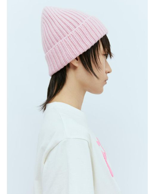 Gucci Pink Wool Cashmere Beanie Hat