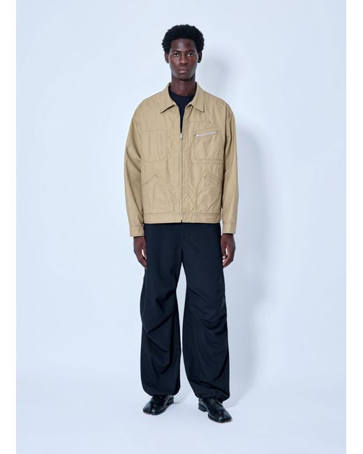 Comme des Garçons Natural Zip-Front Utility Jacket for men