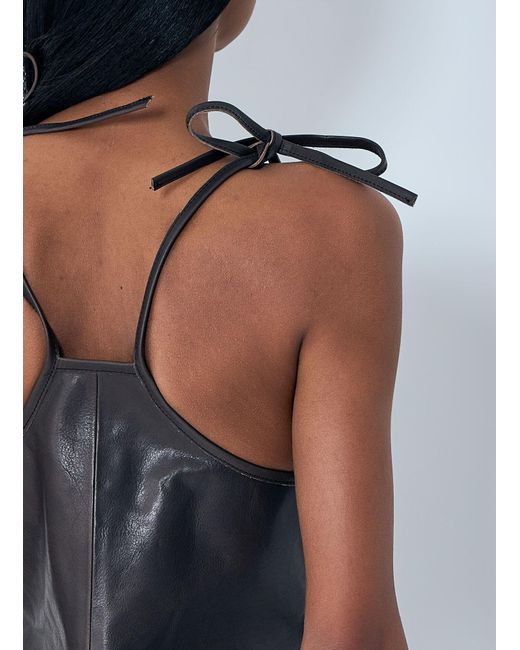 Our Legacy Blue String Leather Tank Top