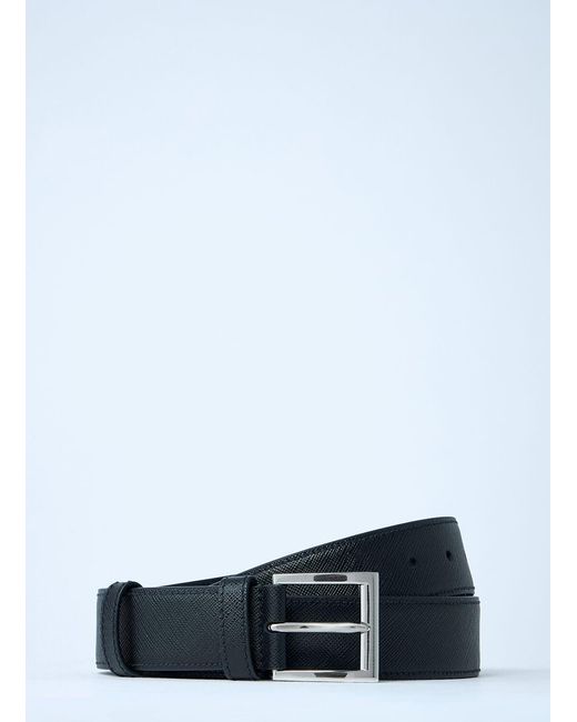 Prada White Leather Belt for men