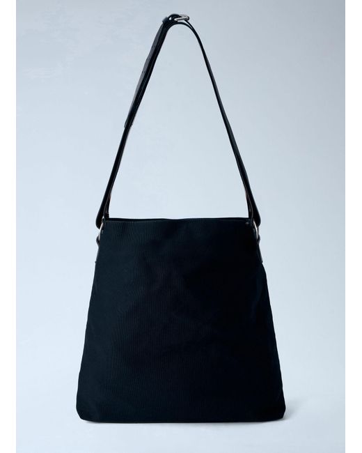 Dries Van Noten Blue Canvas Shoulder Bag for men