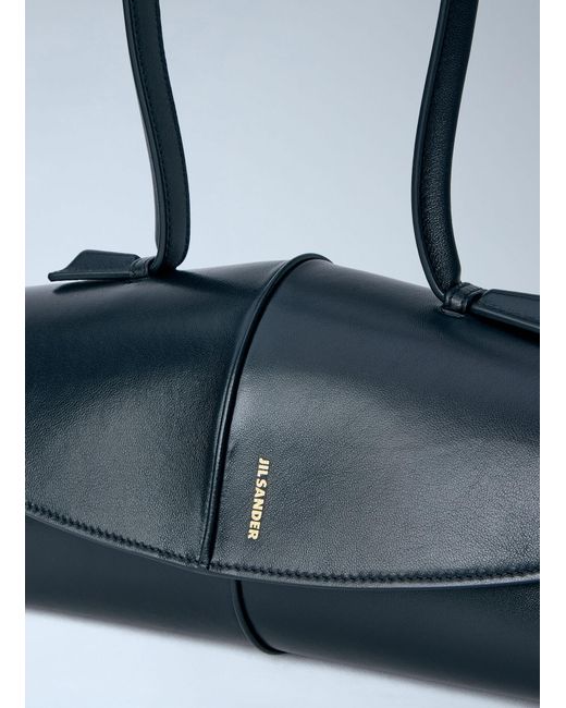 Jil Sander Blue Linea Shoulder Bag