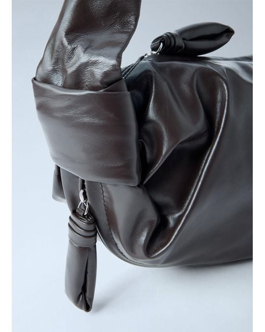 Lemaire Blue Medium Soft Croissant Bag