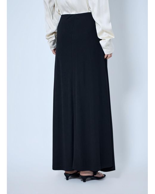 Totême Blue Flared Jersey Skirt