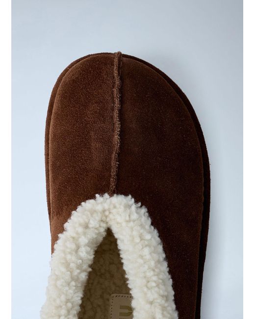 Miu Miu Brown Suede Logo Motifs Boots