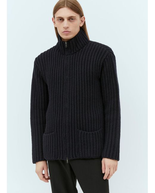 The Row Black Malen Cashmere Cardigan for men