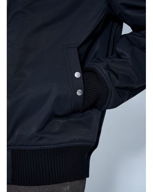 Rick Owens Blue Tower Dracuflight Bomber Jacket for men