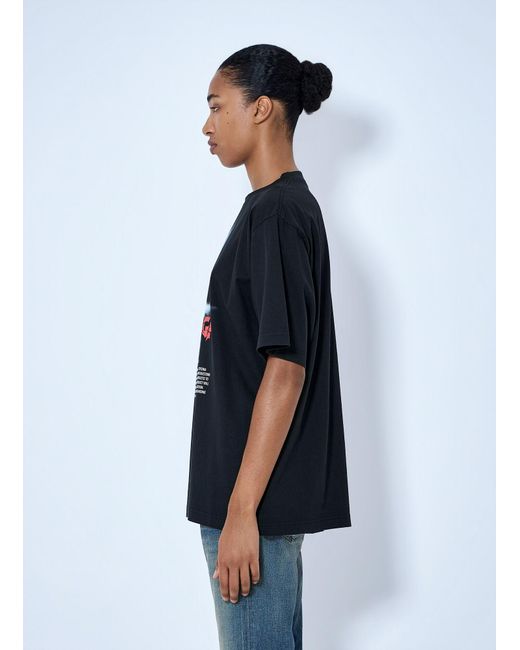 Balenciaga Blue The Door Oversized T-Shirt