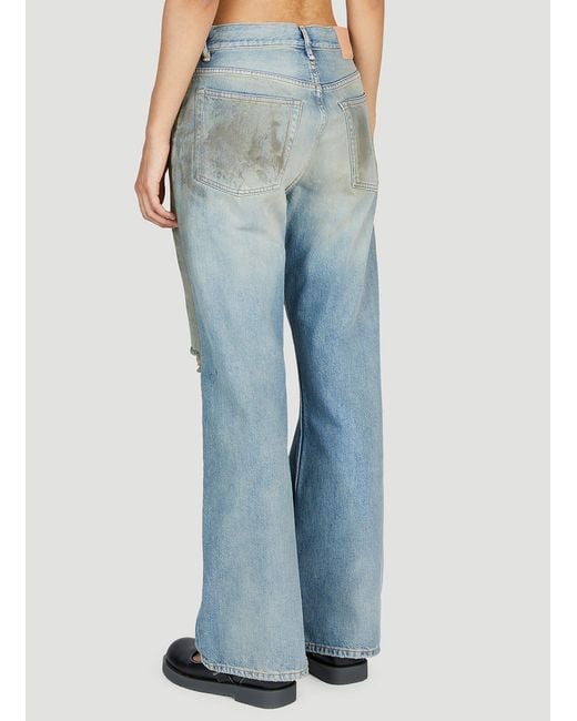 Acne Blue Worn