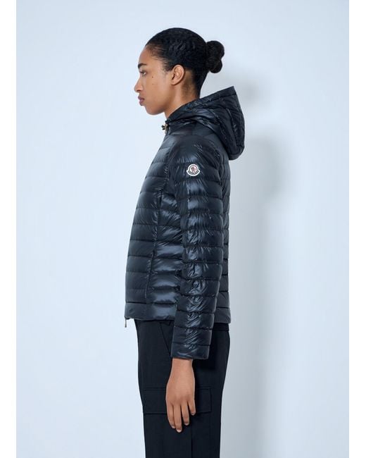 Moncler Blue Igelhood Short Down Jacket