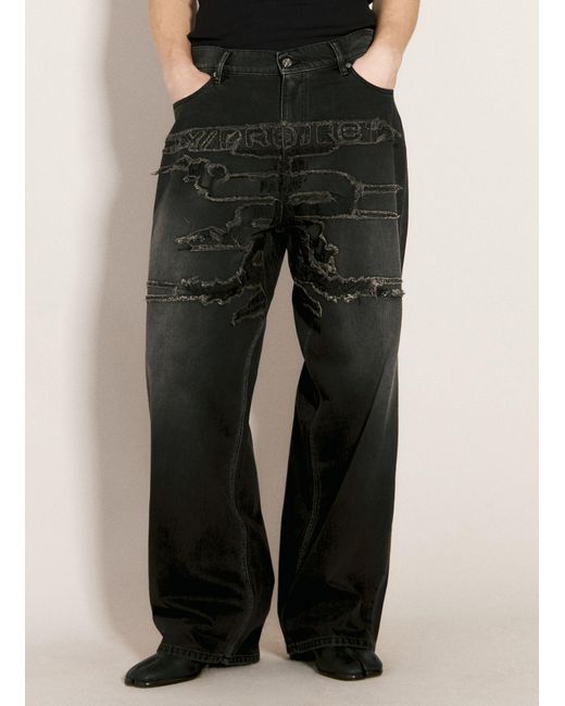Y. Project Black Paris' Best Patch Jeans for men