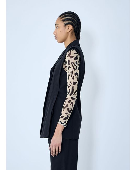Sportmax Blue Oca Tailored Vest
