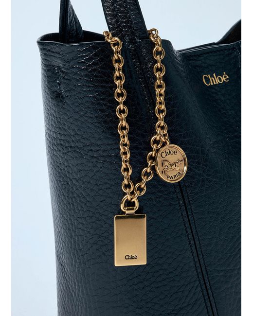 Chloé Blue Chloã Small Spin Tote Bag