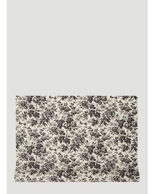 Herbarium Wallpaper In Black