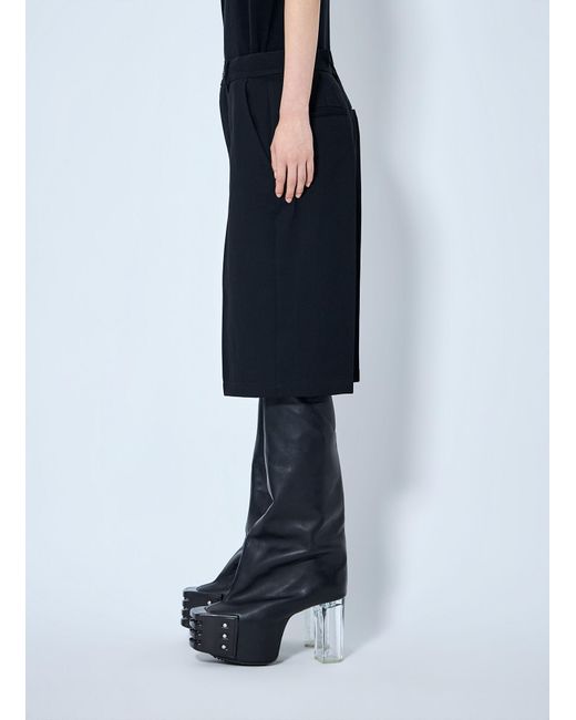 Rick Owens Blue Work Shorts