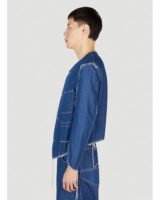Sulvam Blue Denim Jacket for men