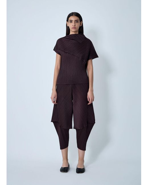 Pleats Please Issey Miyake Blue Pleated Pants