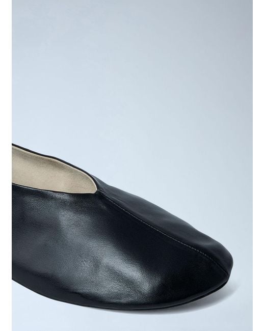 The Row Black Stella Flats