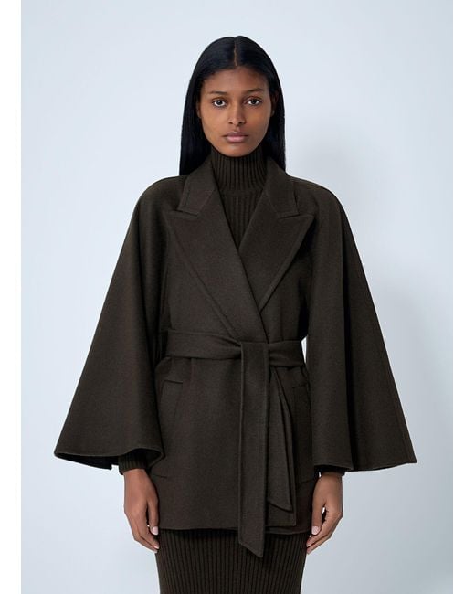Max Mara Black Verna Short Coat