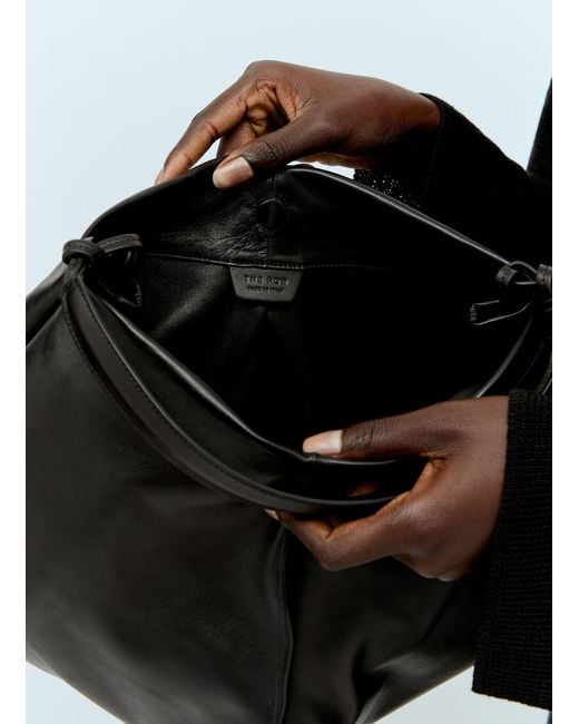 The Row Black Samia Shoulder Bag