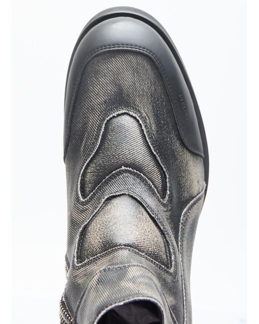 GmbH Gray Baris Moto Ankle Boot for men