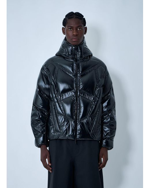 Moncler x A$AP ROCKY Blue Moncler X A$ap Rocky Bahianinha High-shine Down Jacket for men