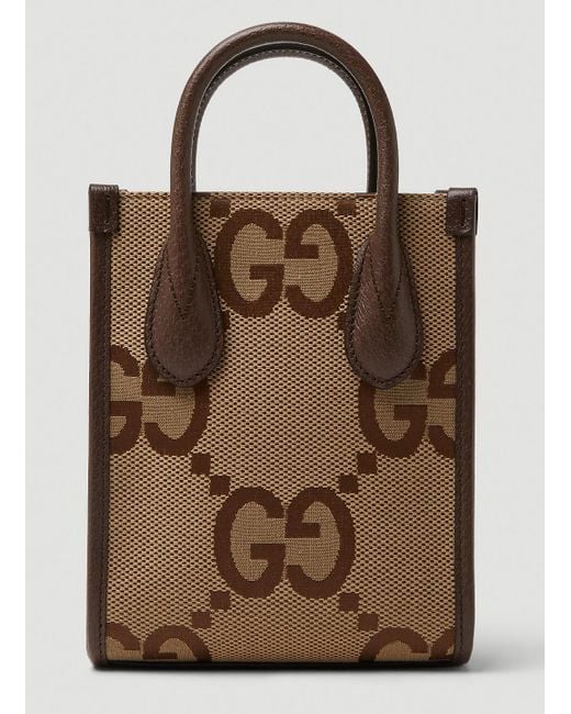 Gucci Brown Jumbo Gg Crossbody Bag for men