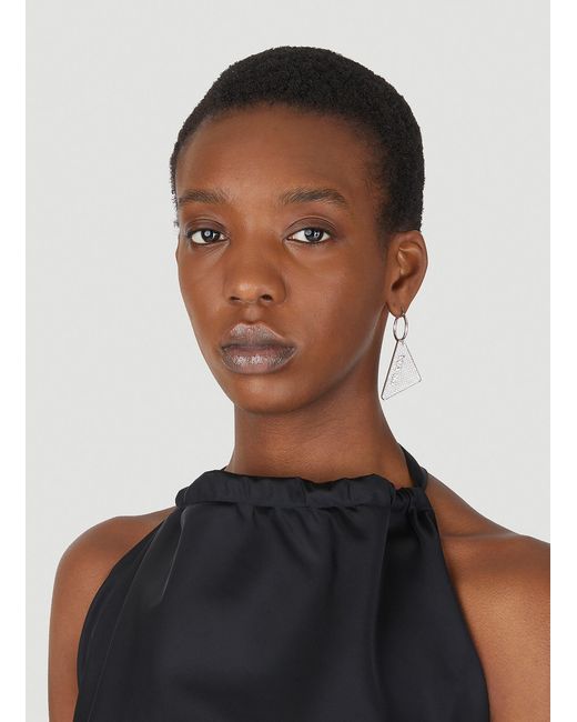 prada hoop earrings