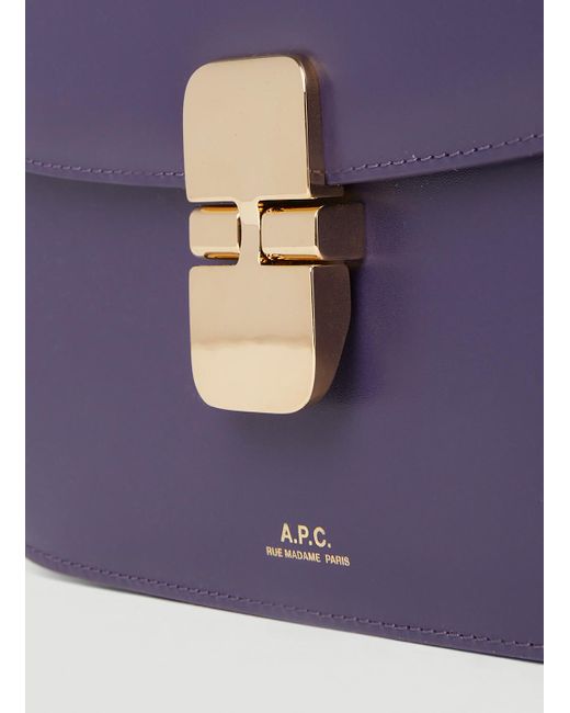 A.P.C. White Grace Small Shoulder Bag for men