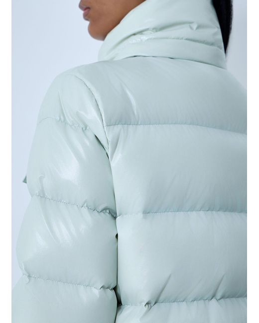 Moncler Blue Andro Short Down Jacket