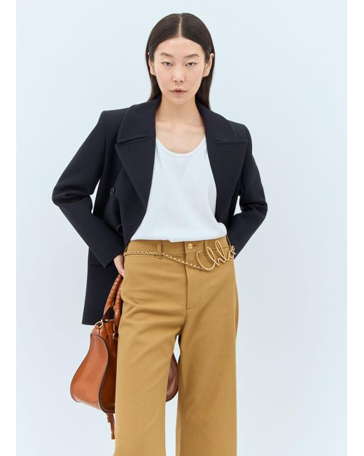 Chloé Iconic Small Belt in Blue | Lyst