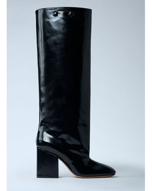 Marni Black Trunkaroo Knee-High Boots