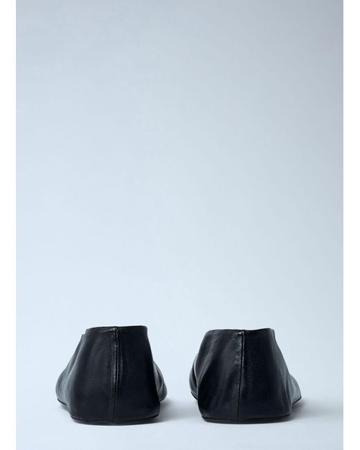 The Row Black Stella Flats