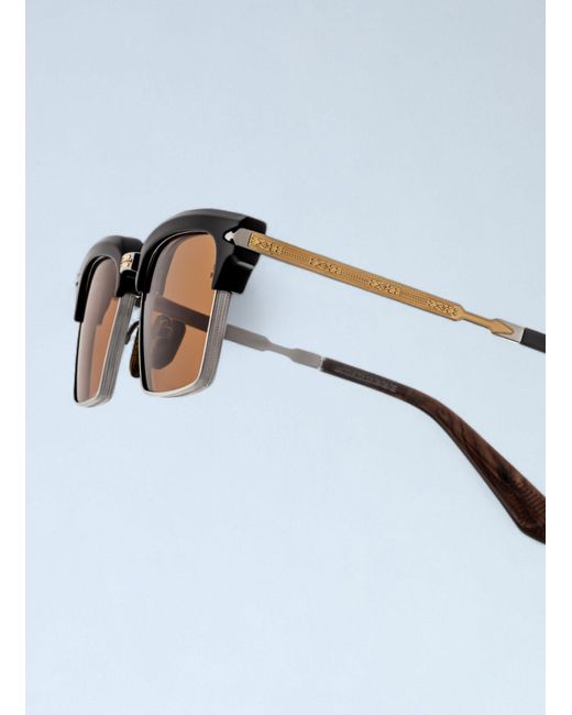 Jacques Marie Mage White Alin Sunglasses