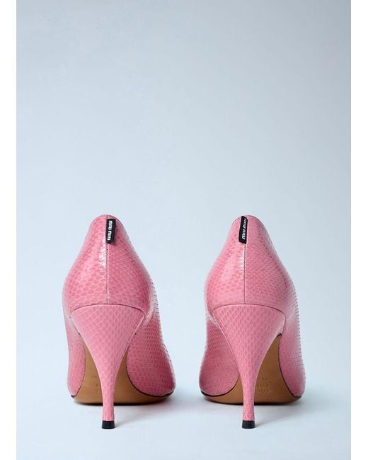 Miu Miu Pink Décolleté Pumps