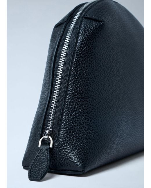 Totême Blue Leather Day Pouch