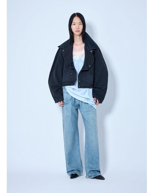 Maison Margiela Blue Oversized Denim Jacket
