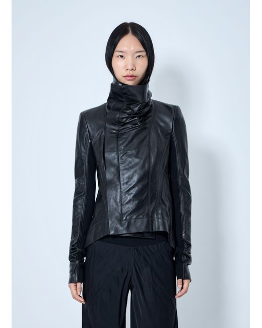 Rick Owens Blue Naska Biker Jacket