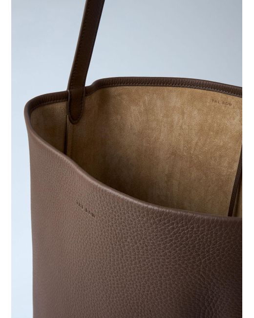 The Row Brown Large N/S Park Tote Bag for men