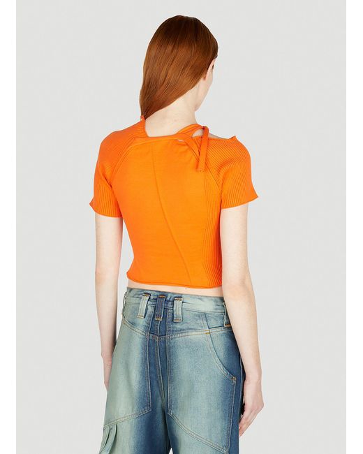 OTTOLINGER Orange Loop Top