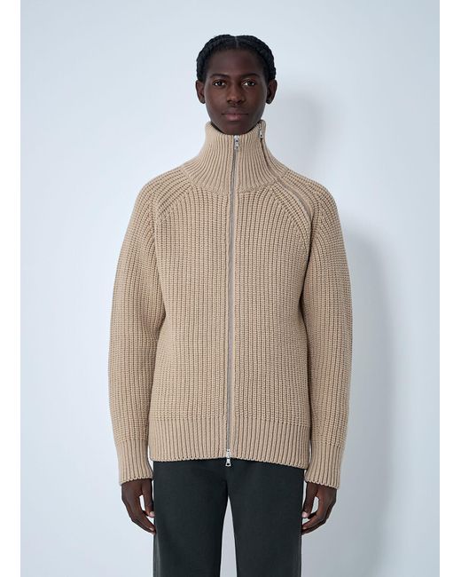 Dries Van Noten Natural Knit Cardigan for men