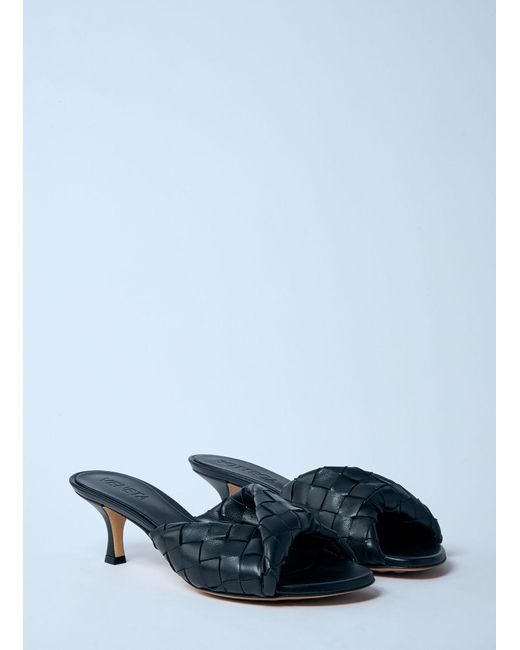 Bottega Veneta Blue Blink Heeled Mules