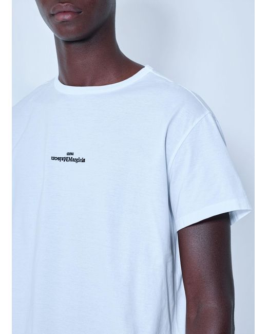 Maison Margiela White Regular T-Shirt for men