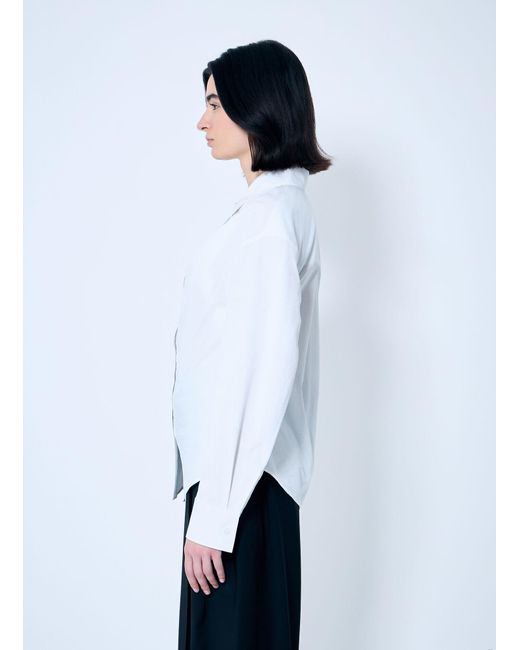 Alexander Wang White Deconstructed Button-Down Shirt